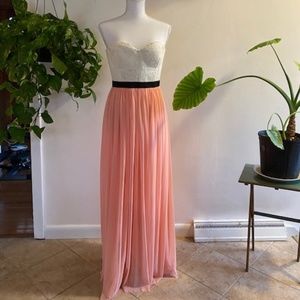 NWT Color Block Maxi Dress